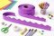Terrific Trimmers® Purple Bulletin Board Border – 2¼ in x 39 ft, Classroom Trim